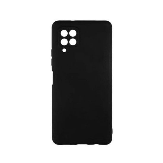 Silicone Case with Camera Shield for Samsung Galaxy A22 4g Black